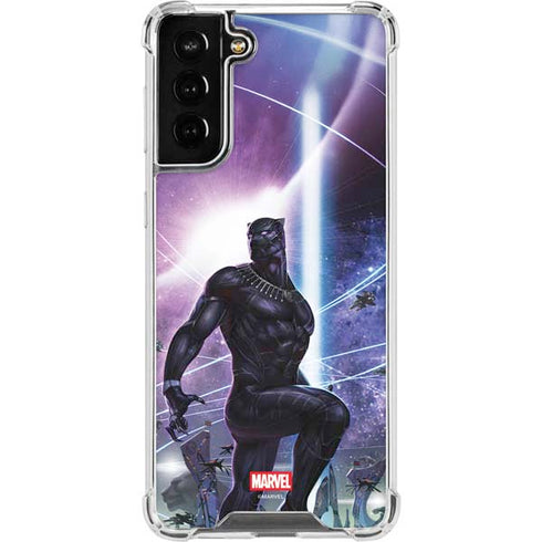 Marvel Black Panther Intergalactic Empire of Wakanda Galaxy S21 FE Clear Case